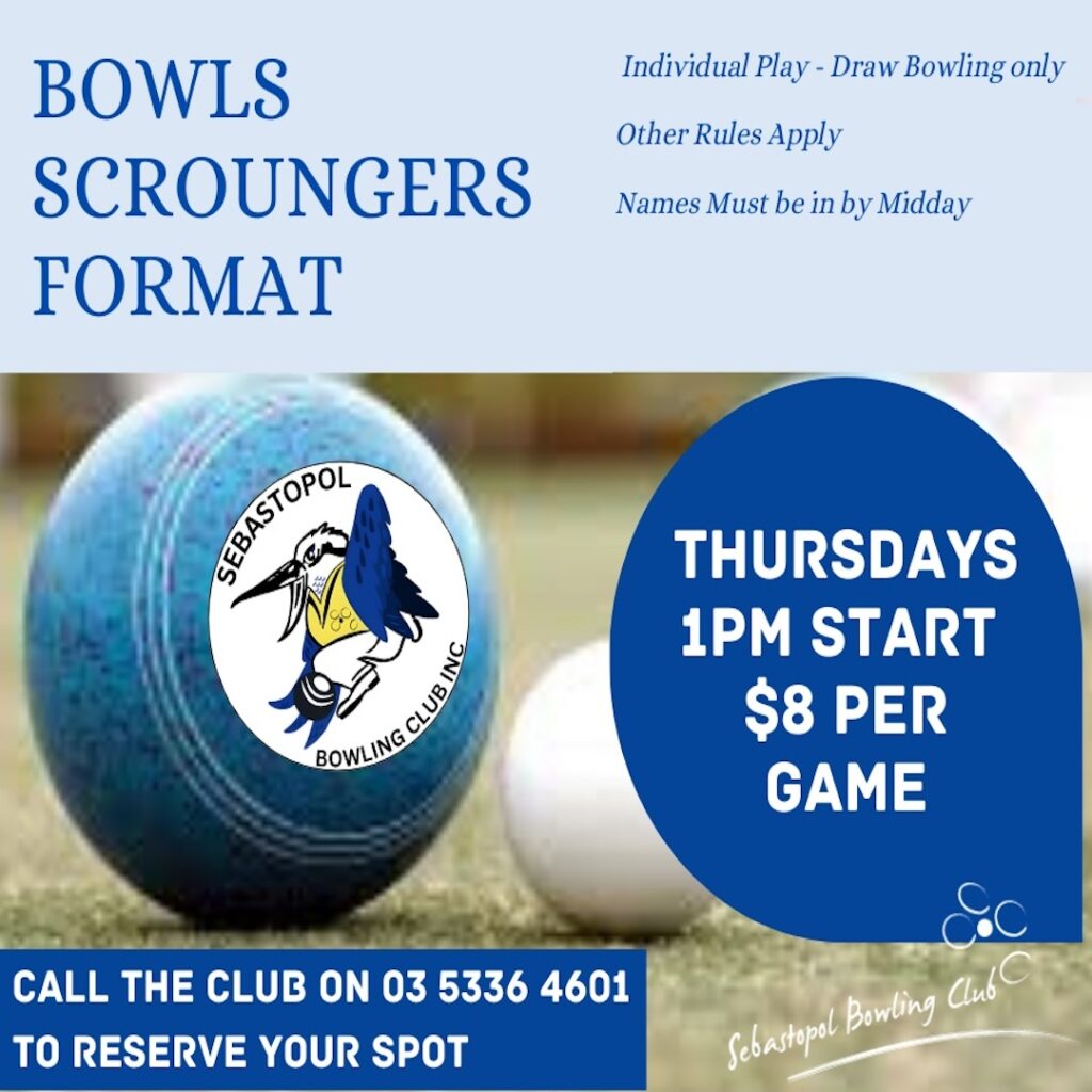 Calendar Sebastopol Bowling Club